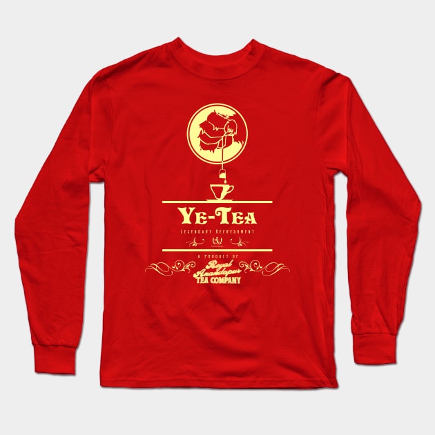 Ye-Tea Long Sleeve T-Shirt by Mouse Magic with John and Joie